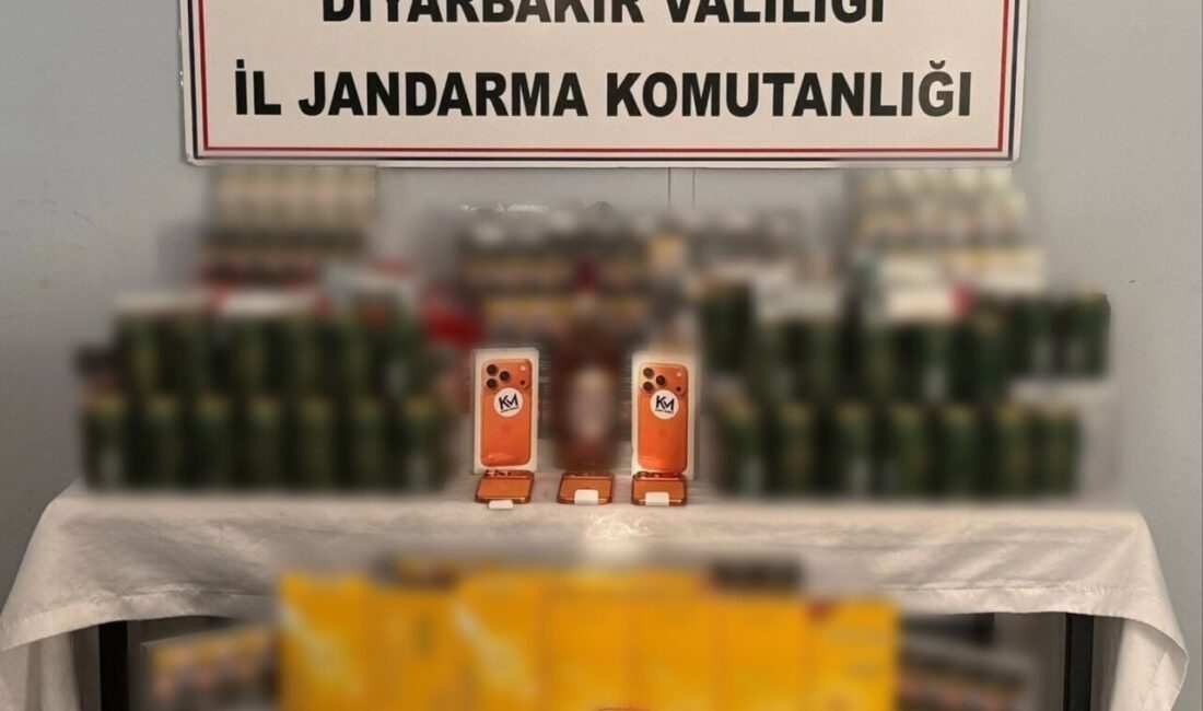 Diyarbakır İl Jandarma Komutanlığı tarafından düzenlenen kaçakçılık operasyonlarında toplamda 91