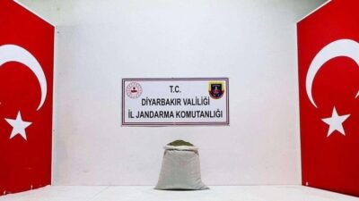 Diyarbakır’da gerçekleştirilen uyuşturucu operasyonunda 32 kilo esrar ele geçirildi ve