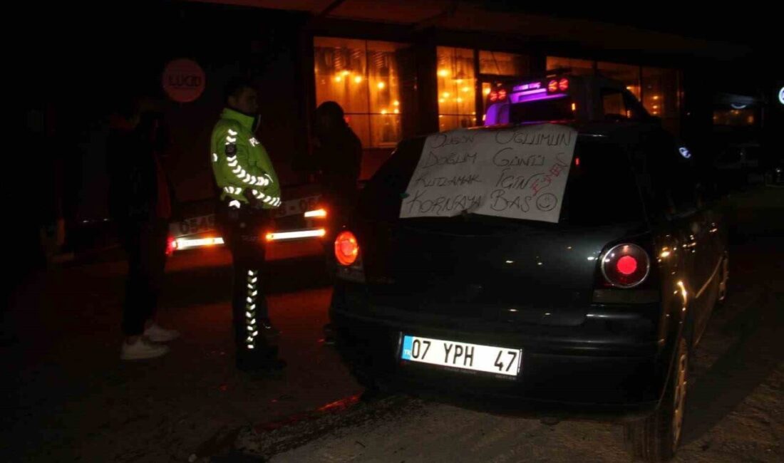 Beyşehir ilçesinde gerçekleşen bir trafik kazasında doğum günü kutlaması için