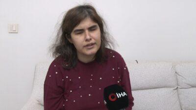 Ankara’nın Mamak ilçesinde yaşayan 31 yaşındaki görme engelli kadın Burçin