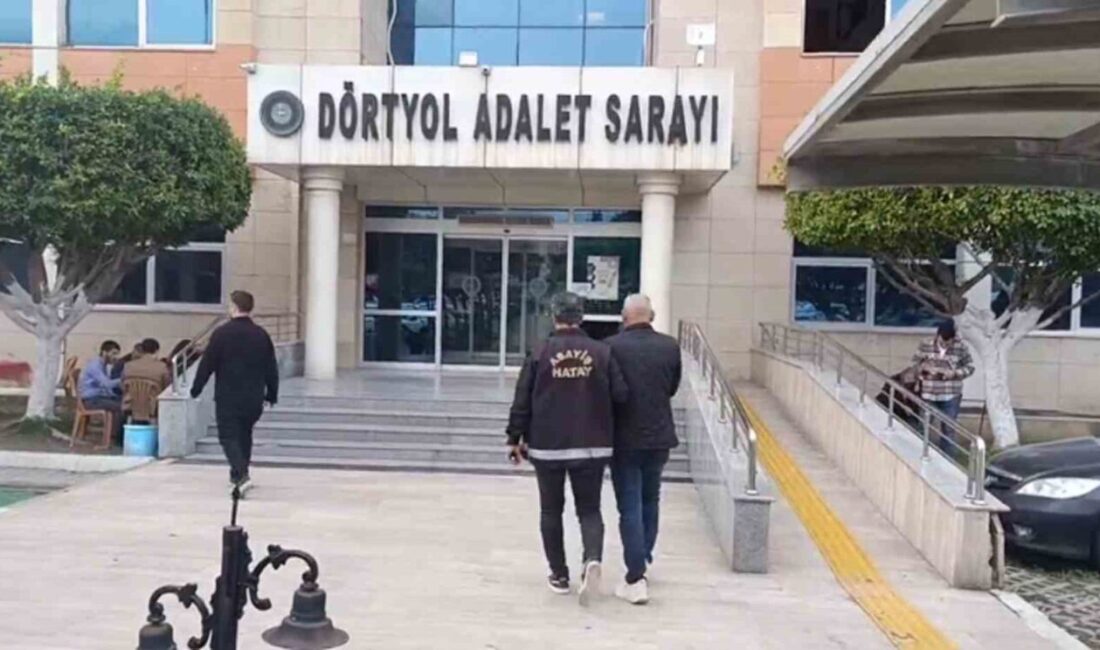 Dörtyol ilçesinde yapılan çalışmalar sonucunda aranan 4 şüpheli, Hatay Emniyet