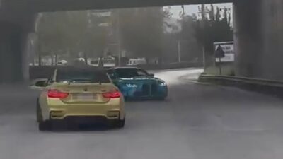 İzmir’de, Yunus Emre Mahallesi Kemalpaşa Caddesi’nde drift yapan ve trafikte