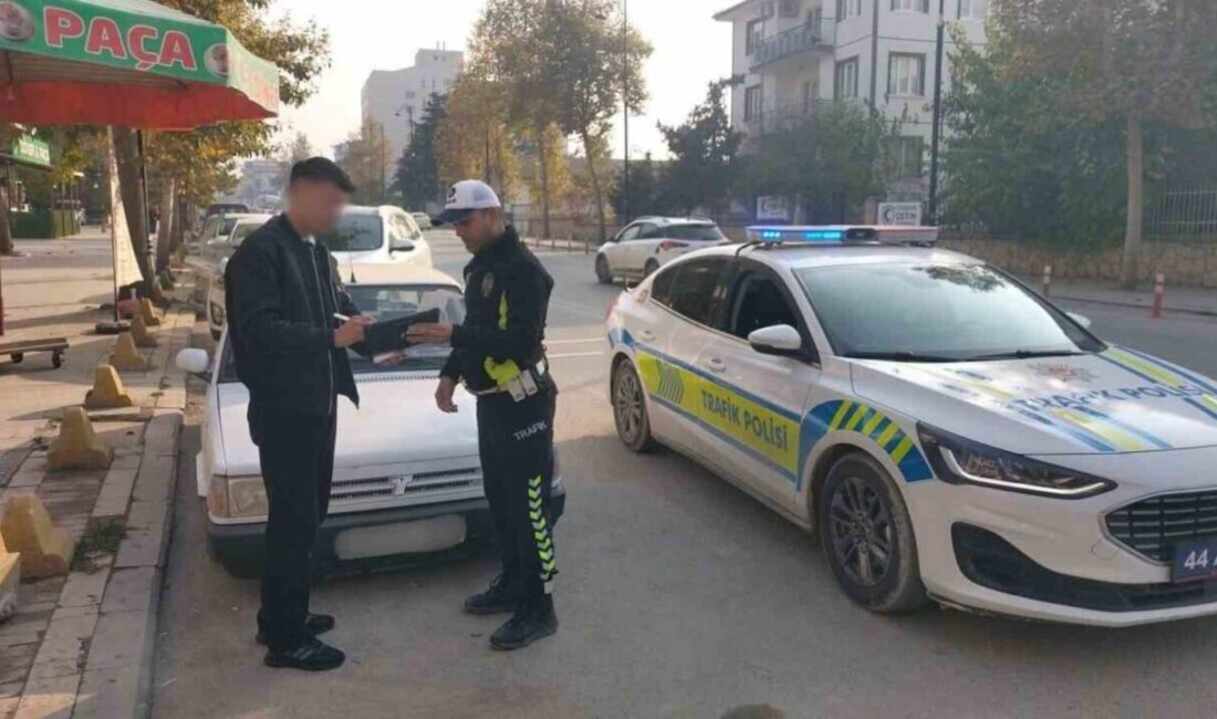 Malatya’da, Drift Yapan Sürücüye Para Cezası ve Araç Traffikten Men