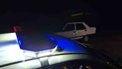 Bartın ilinde polis ekipleri ile dur ihtarına uymayan bir sürücü