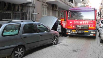 Aydın’ın Efeler ilçesinde bir sürücünün park etmeye çalıştığı sırada aracında