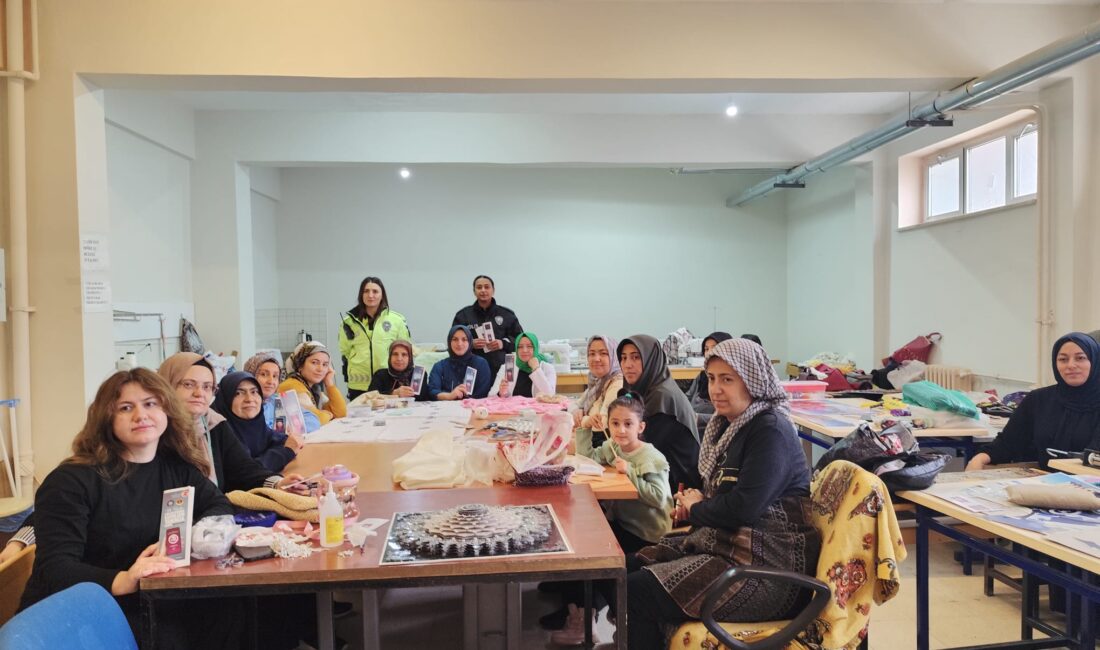 Yerköy Halk Eğitim Merkezi Müdürlüğü kadın kursiyerlere yönelik anlamlı bir bilgilendirme