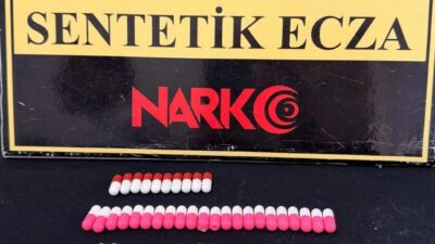 Kırşehir’de polis ekipleri tarafından gerçekleştirilen operasyonda bir kişinin üzerinde yapılan