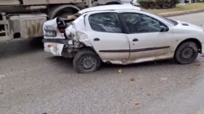 Elazığ’da meydana gelen trafik kazasında, 1 ağır yaralı olmak üzere
