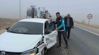 Elazığ’da meydana gelen kazada, iki aracın çarpışması sonucunda bir kişi