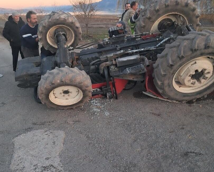 Elazığ ilinde meydana gelen bir trafik kazasında, bir kişi ağır