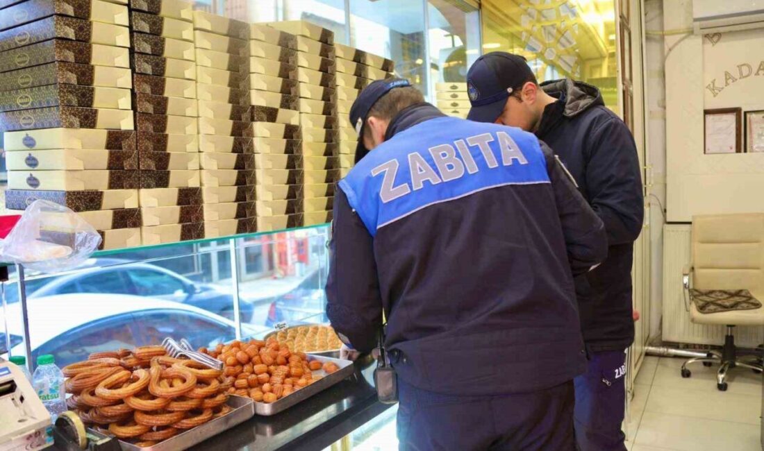Elazığ Belediyesi Zabıta Müdürlüğü, kent genelinde yeni yıl öncesinde denetimleri
