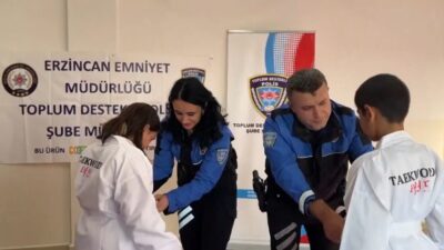 Erzincan Emniyet Müdürlüğü, Asayiş Daire Başkanlığı tarafından yürütülen Çocuk ve