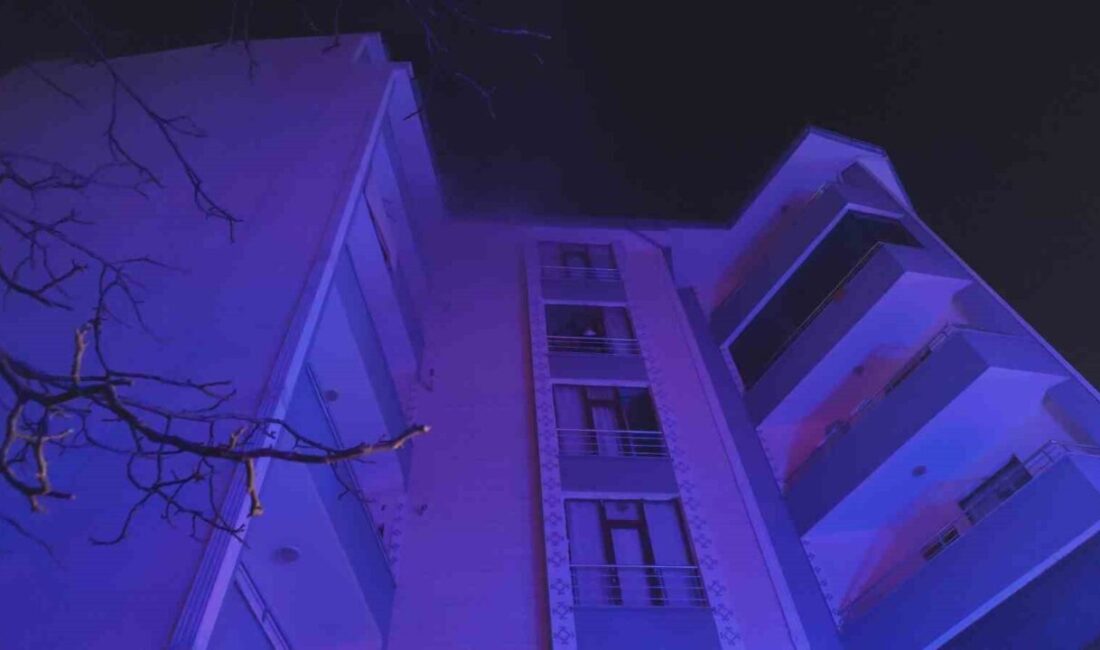 Van’ın Erciş ilçesinde bir apartmanda yangın meydana geldi ve 32