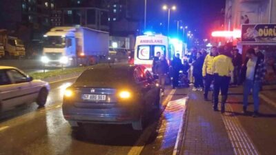Ereğli ilçesinde, akşam saatlerinde meydana gelen bir motosiklet kazasında, Ereğli-Devrek