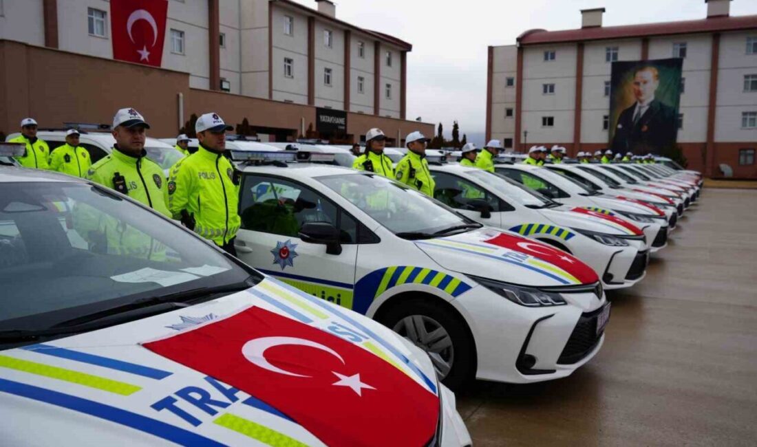 Erzincan’da gerçekleşen törende, 122 yeni hizmet aracı, Emniyet Müdürlüğü ve