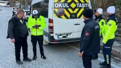 Erzincan İl Emniyet Müdürlüğü tarafından koordine edilen “Servis Araçları Denetleme