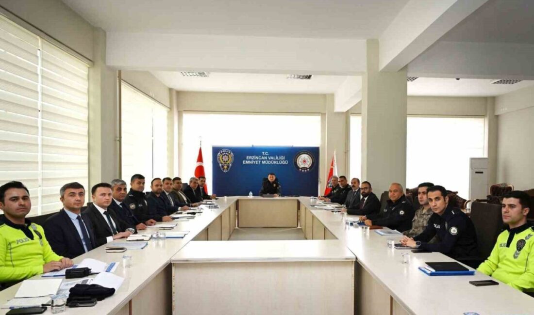 Erzincan Emniyet Müdürlüğü, yeni yıl öncesinde il genelinde alınacak güvenlik