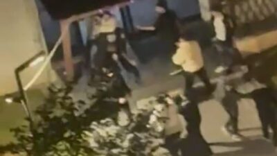 Esenyurt, İstanbul’da dün akşam yaşanan olayda, bir sitede iki grup