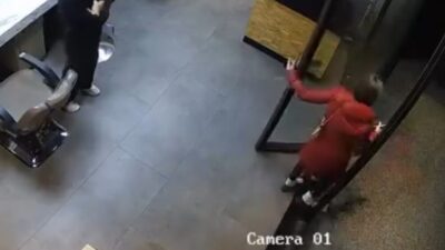 Esenyurt’ta bir kadın kuaföründe dün akşam meydana gelen olayda, bir