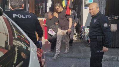 Kayseri’de, parkta eski komşusuyla karşılaşarak vurduktan sonra bir tuhafiyede alışveriş
