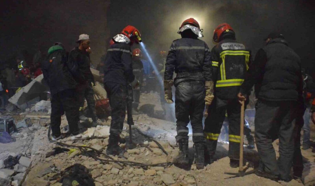 Fas’ın Fes kentine bağlı Al Mostaqbal Al Massira Mahallesi’nde gece