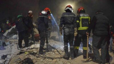 Fas’ın Fes kentine bağlı Al Mostaqbal Al Massira Mahallesi’nde gece