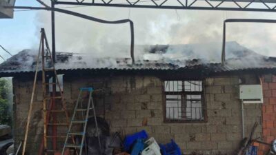 Fethiye ilçesinde meydana gelen yangında yaralanan 92 yaşındaki Nuriye Şahin,