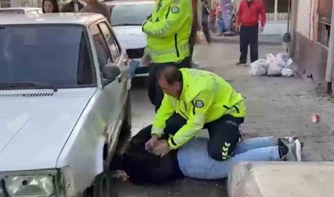 Kırıkkale’de, ehliyetsiz genç bir sürücü, polisin “dur” ihtarına uymayarak drift