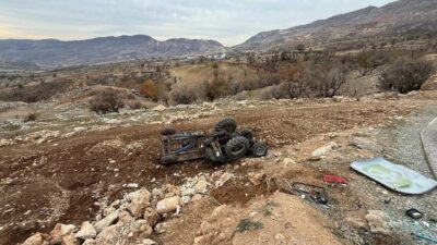 Şırnak’ın Gabar bölgesinde fidan dikimi çalışmalarından dönen işçileri taşıyan bir