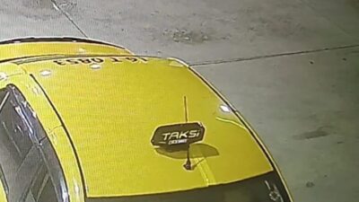 Bursa’da taksinin gasp edilme anlarına dair yeni güvenlik kamerası görüntüleri