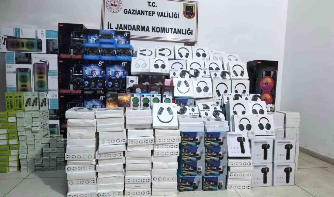 Gaziantep’te, Kaçak Elektronik Eşyalarla İlgili Operasyonda 1,5 Milyon TL Değerinde