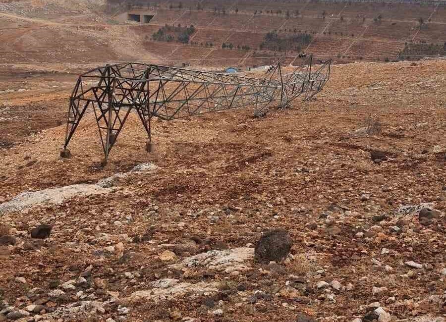 Gaziantep’te, son 2 ay içinde elektrik direklerini devirerek 3.4 milyon