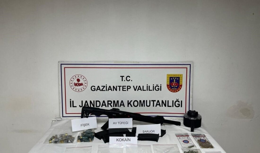 Gaziantep’te jandarma ekipleri tarafından organize suç örgütüne yönelik düzenlenen erken