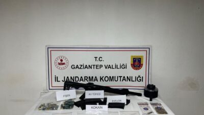 Gaziantep’te jandarma ekipleri tarafından organize suç örgütüne yönelik düzenlenen erken