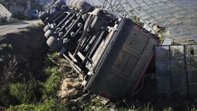 Gazipaşa ilçesinde meydana gelen bir trafik kazasında bir kişi yaralandı.