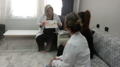 Yerköy İlçe Sağlık Müdürlüğü tarafından yürütülen Gebe Okulu çalışmaları kapsamında