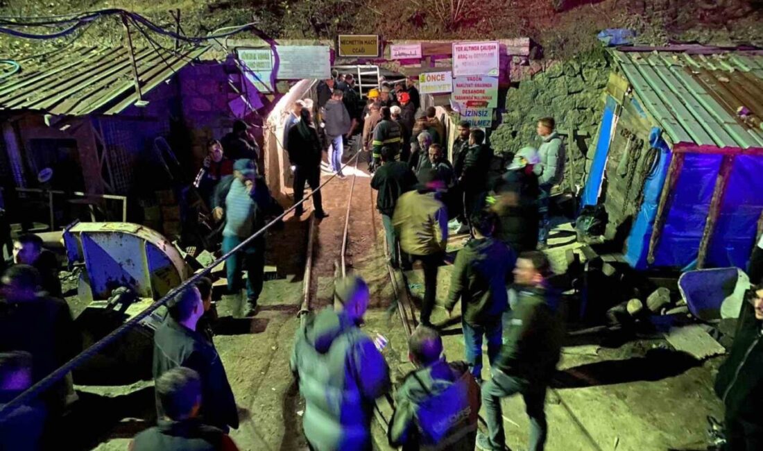 Gökler Beldesi’nde bulunan bir maden ocağında dün akşam meydana gelen