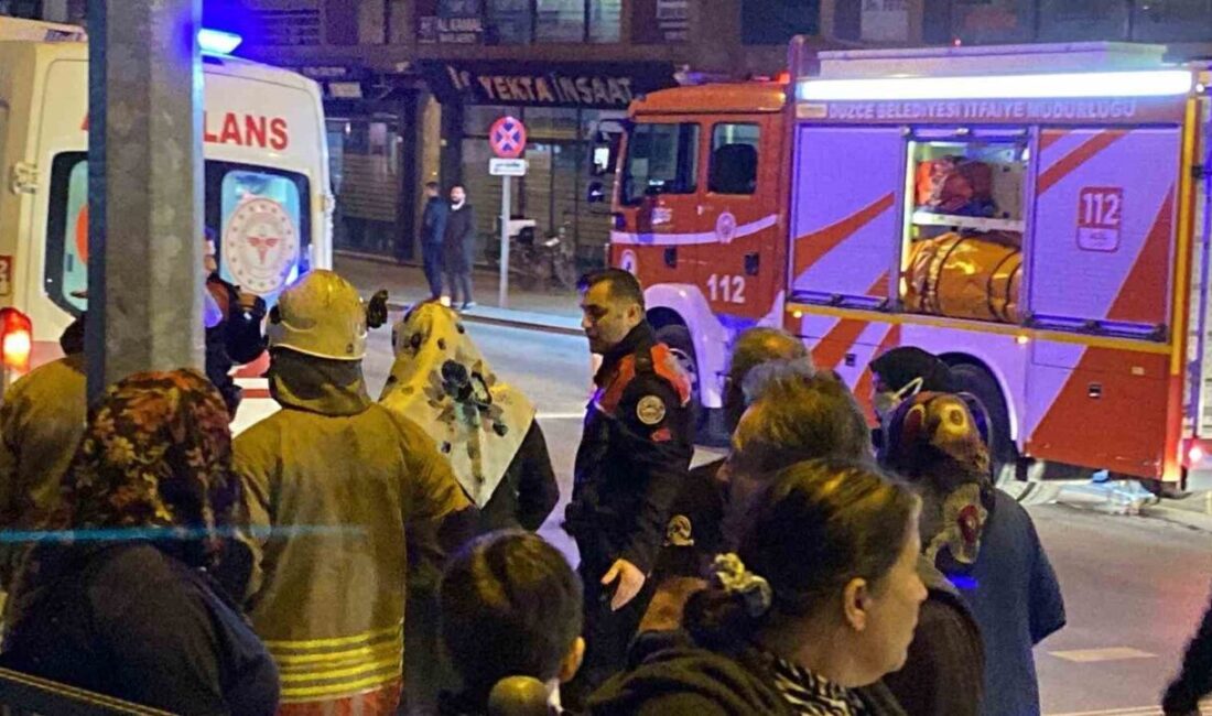 Düzce’de Asar Deresi üzerinde bulunan köprüde intihar girişiminde bulunan bir