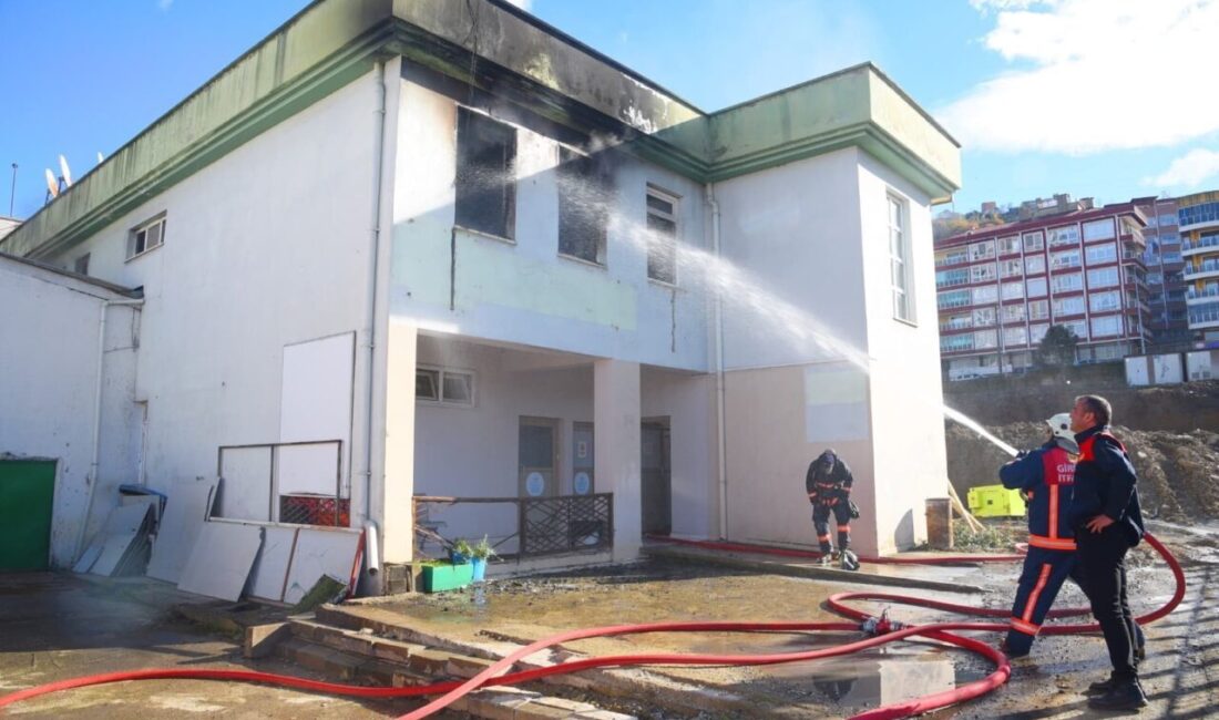 Giresun’da Gençlik ve Spor İl Müdürlüğü’ne ait ek hizmet binasında