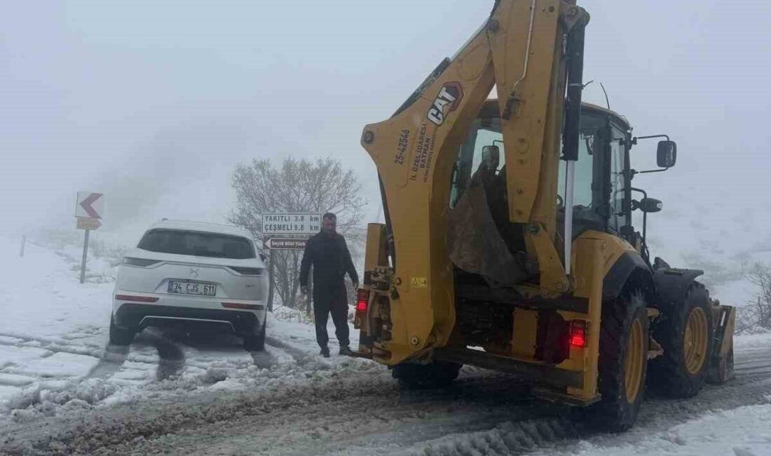 Batman’ın Gercüş ilçesi kırsalında yoğun kar yağışı sonucu kapanan 5