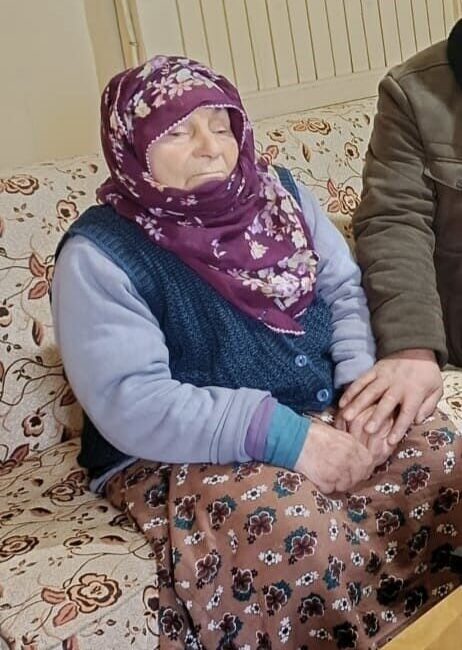 Giresun’un Eynesil ilçesine bağlı Aralık köyünde tek başına yaşayan 97
