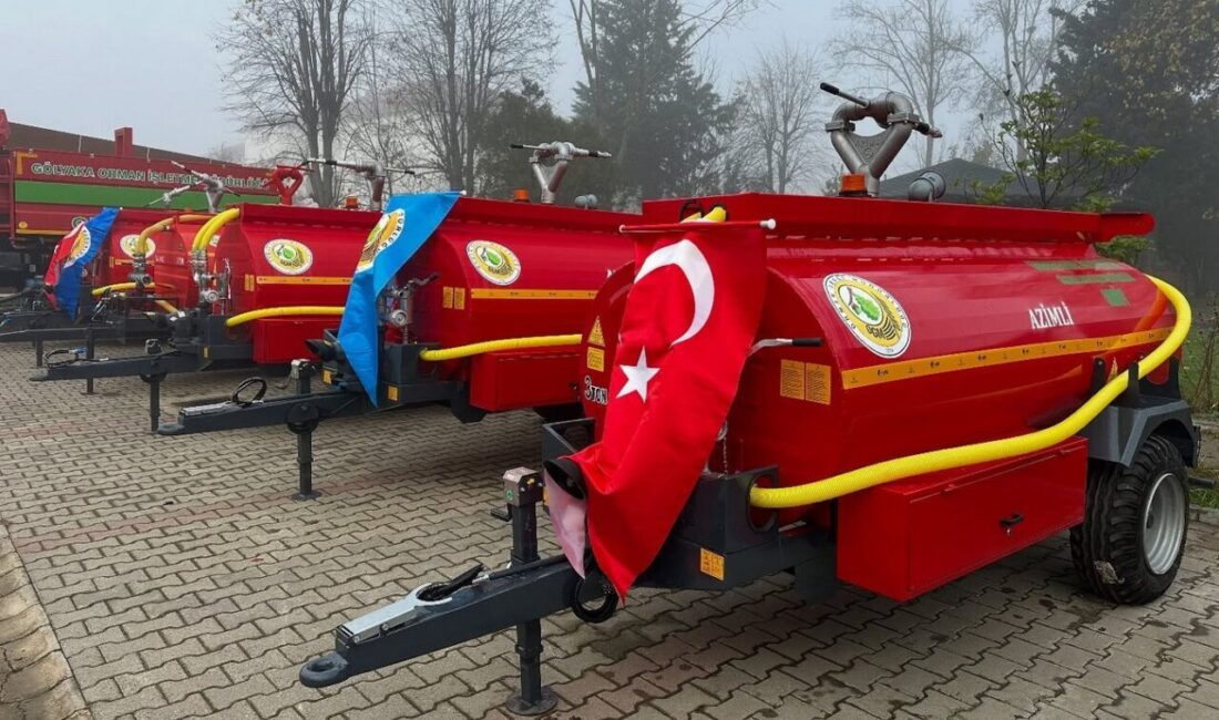 Düzce’nin Gölyaka ilçesinde, Orman Genel Müdürlüğü tarafından kırsal alanlardaki yangınlara