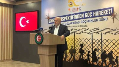 HAK-İŞ Konfederasyonu Başkanı Mahmut Arslan, göçmenlerin haklarını yerli vatandaşların haklarıyla