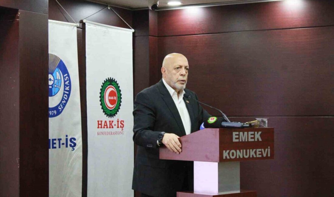 HAK-İŞ Konfederasyonu Genel Başkanı Mahmut Arslan, Asgari Ücret Tespit Komisyonu’nun