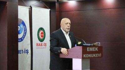 HAK-İŞ Konfederasyonu Genel Başkanı Mahmut Arslan, Asgari Ücret Tespit Komisyonu’nun