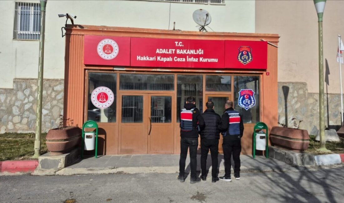 HAKKARİ’de Aranan Hükümlü Yakalandı Hakkari’de, 9 yıl 4 ay 15