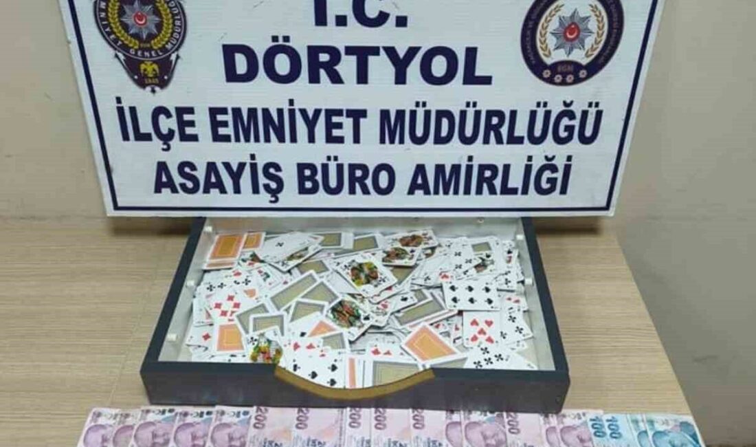 Hatay’ın Dörtyol ilçesinde gerçekleştirilen polis operasyonunda 10 kişiye toplamda 92