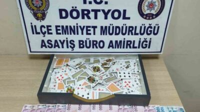 Hatay’ın Dörtyol ilçesinde gerçekleştirilen polis operasyonunda 10 kişiye toplamda 92