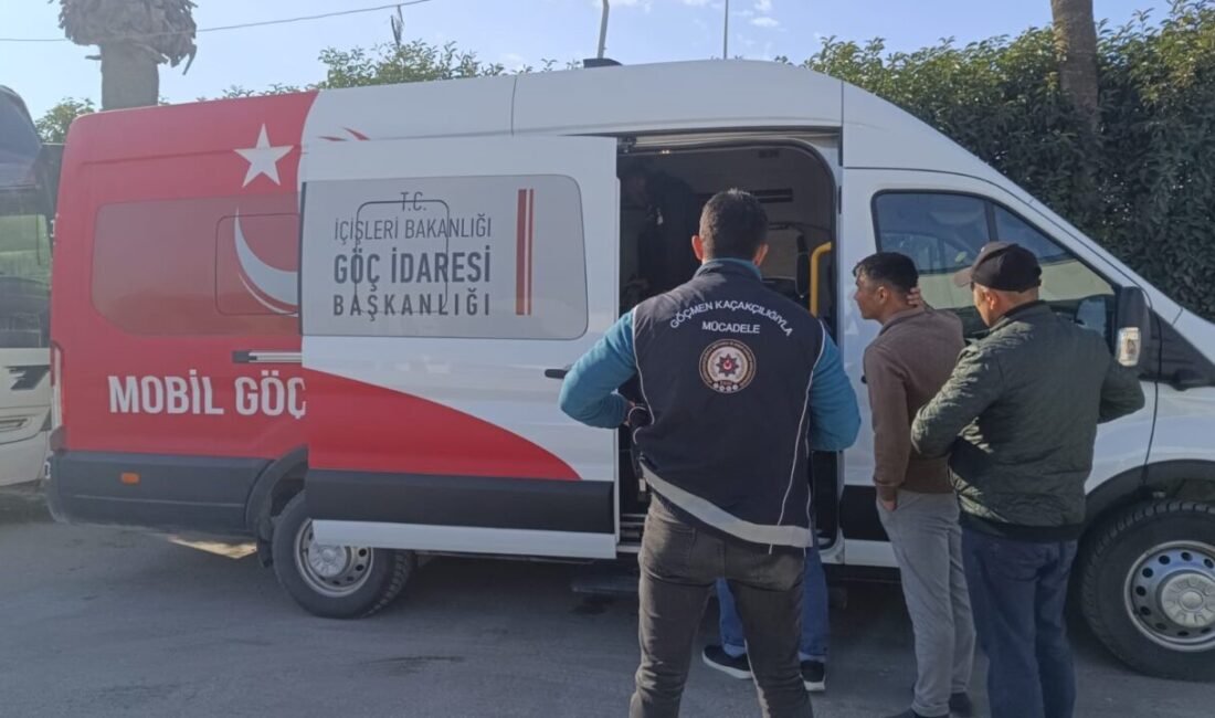 Hatay’da polis ekiplerinin yabancı uyruklu kişilere yönelik gerçekleştirdiği denetimde toplamda