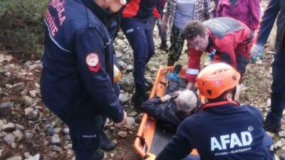 Muğla’nın Menteşe ilçesine bağlı Sarnıç Mahallesi’nde hayvanlarını otlatan 72 yaşındaki